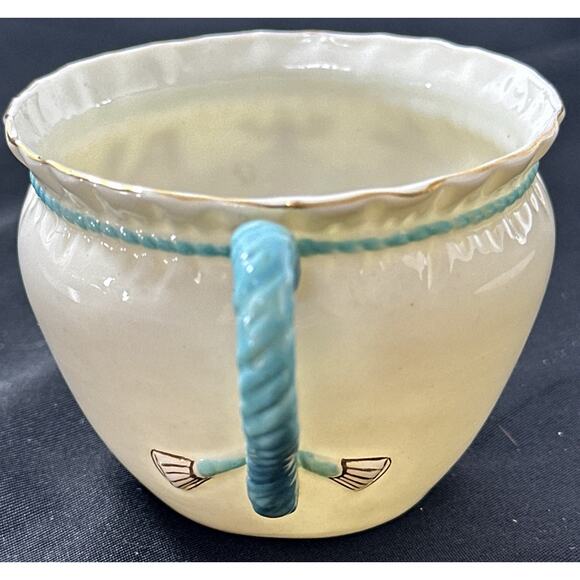 W.H. Goss Crested China Heraldic Watch Weel Arms at Abbotsford Saucer Cup - Picture 5 of 9